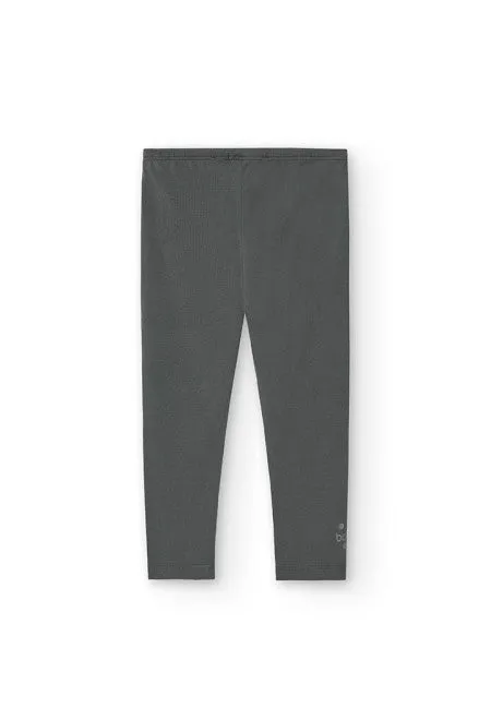 Stretch knit leggings for baby girl - 290012