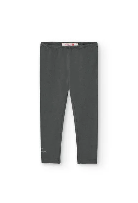 Stretch knit leggings for baby girl - 290012