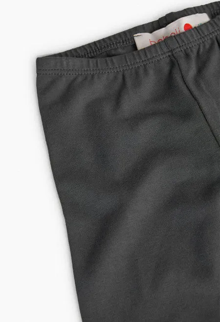 Stretch knit leggings for baby girl - 290012