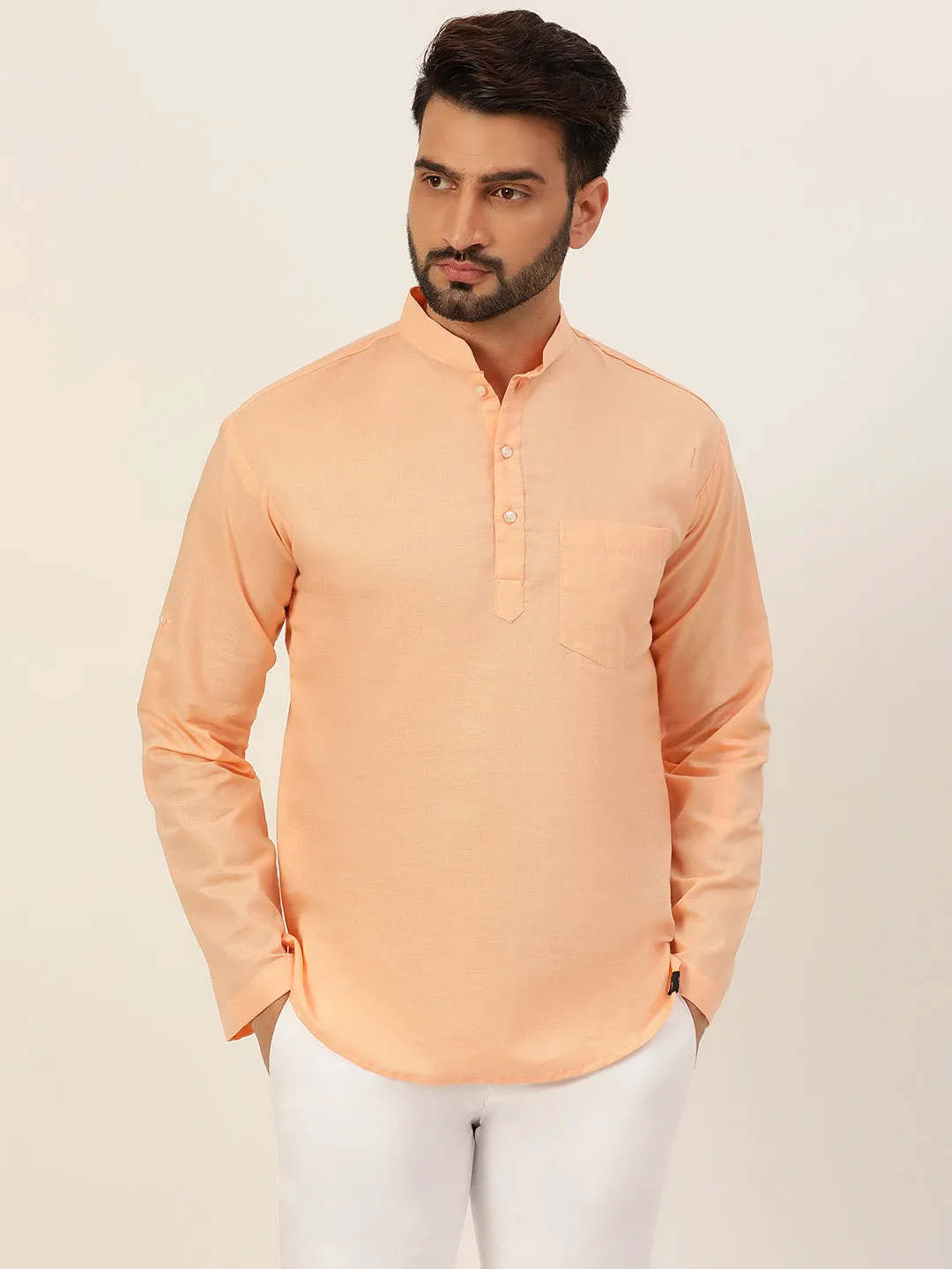 Sustainable Linen Short Kurta