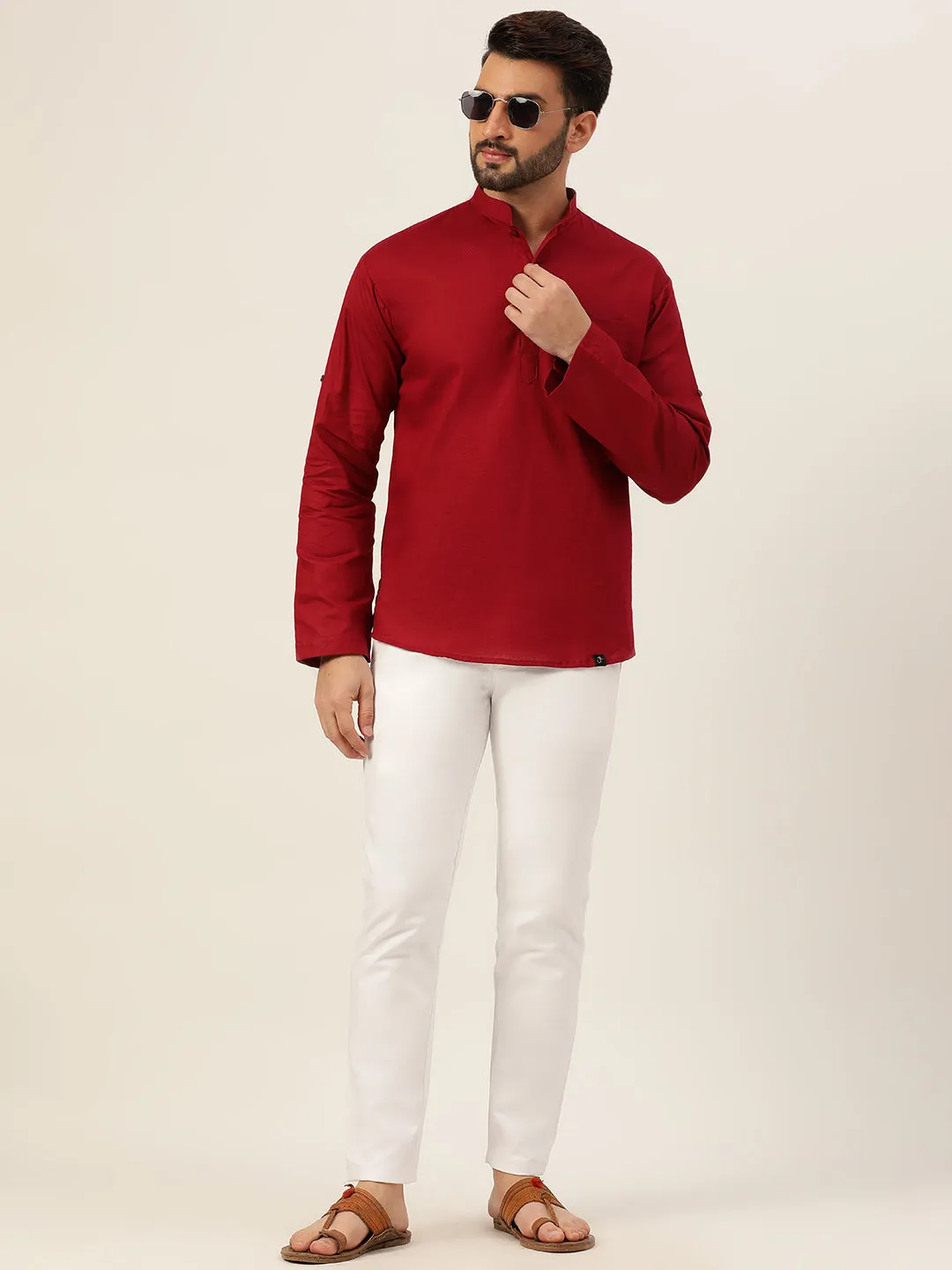 Sustainable Linen Short Kurta