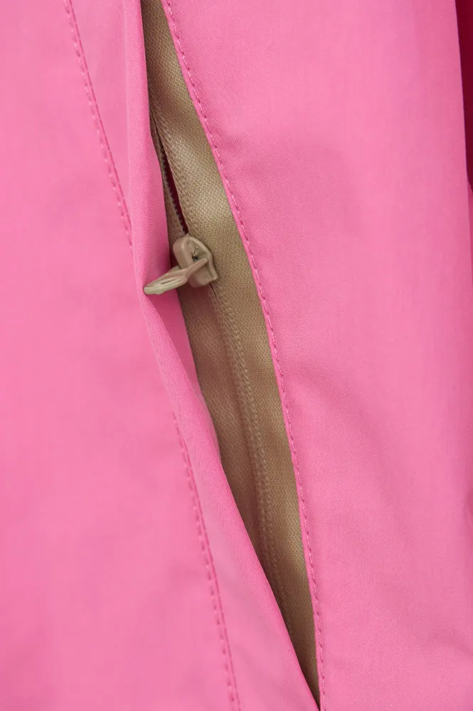 Tant Dhuda Pink Cosmos Short Raincoat