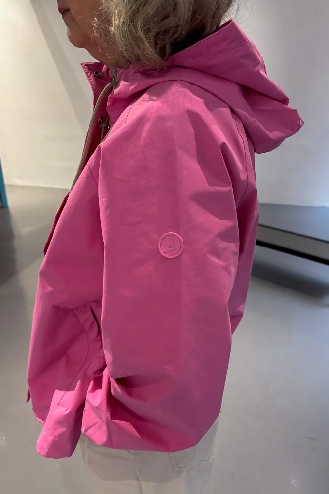 Tant Dhuda Pink Cosmos Short Raincoat