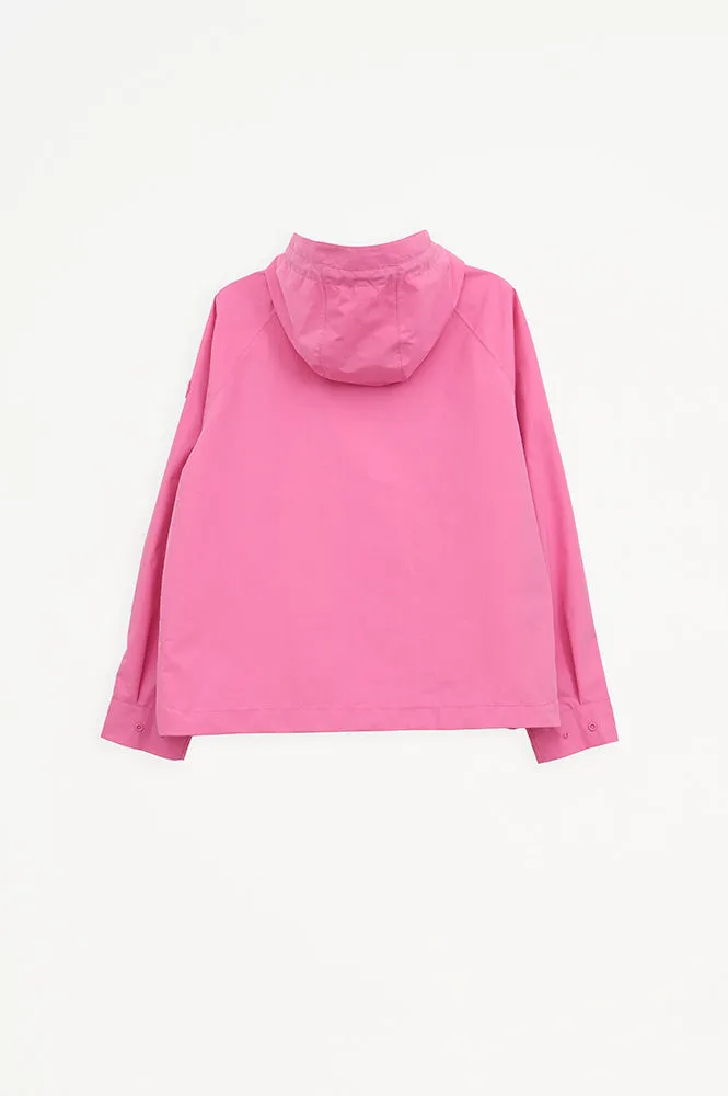 Tant Dhuda Pink Cosmos Short Raincoat