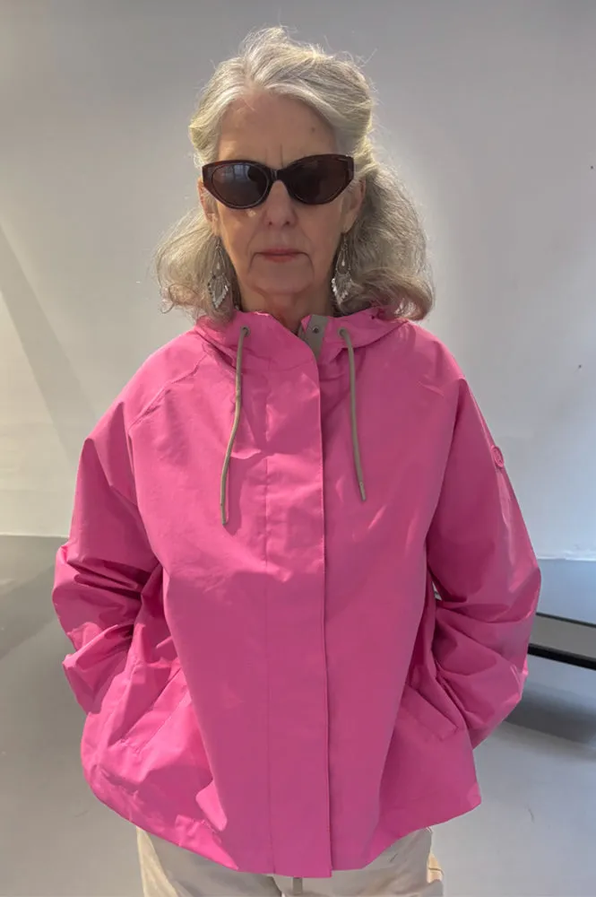 Tant Dhuda Pink Cosmos Short Raincoat