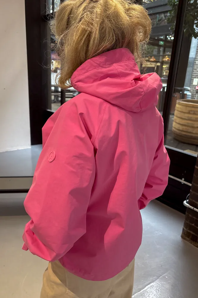 Tant Dhuda Pink Cosmos Short Raincoat