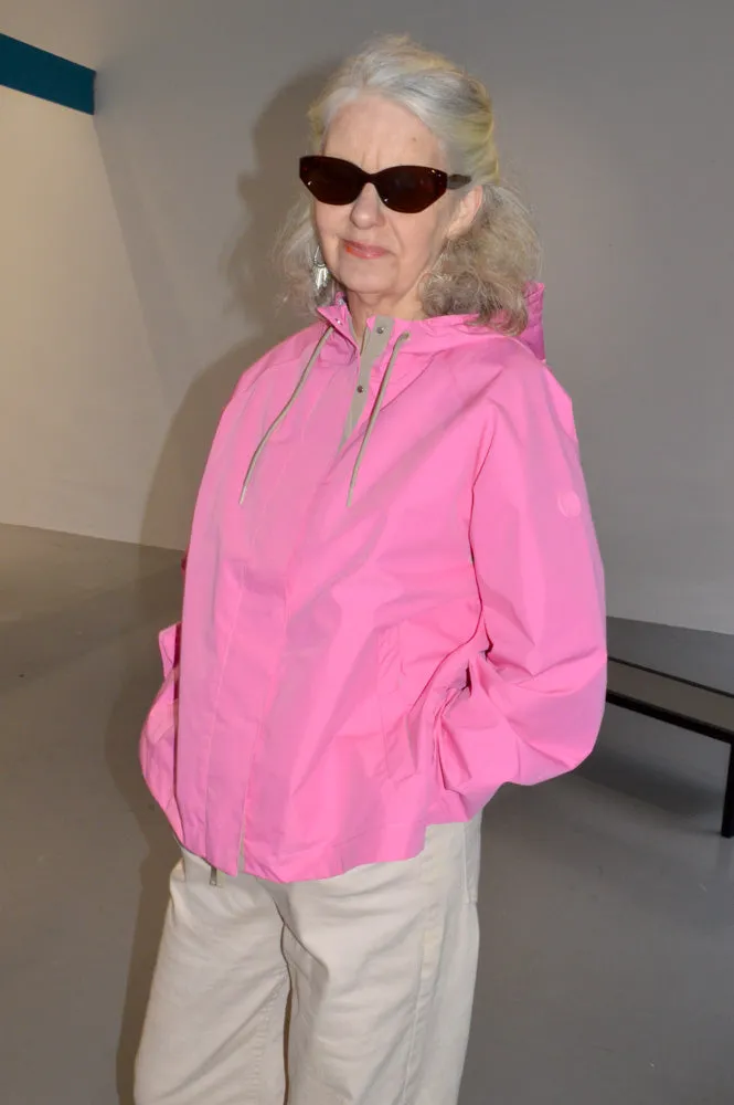 Tant Dhuda Pink Cosmos Short Raincoat