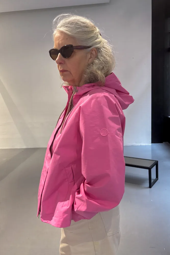 Tant Dhuda Pink Cosmos Short Raincoat