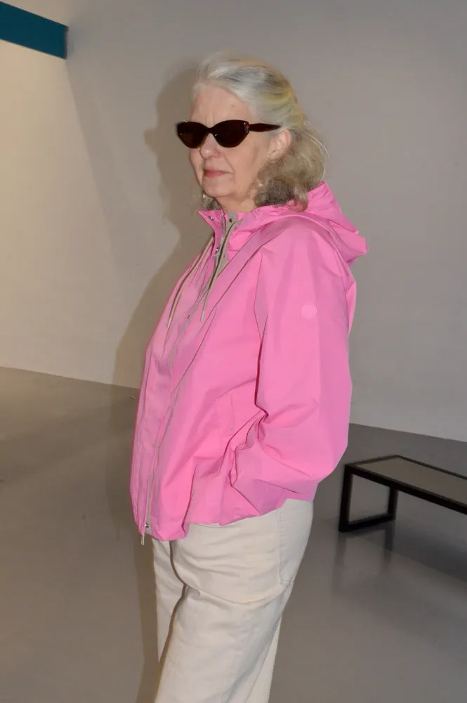 Tant Dhuda Pink Cosmos Short Raincoat