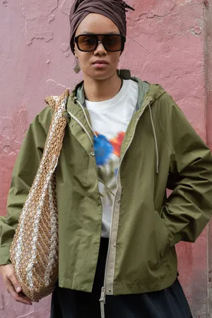 Tant Dhuda Sphagnum Short Raincoat