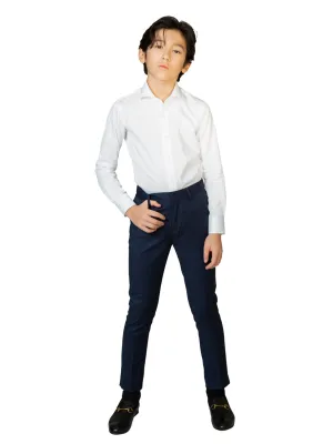 T.O. Boy's TR Pants - Birdseye Navy