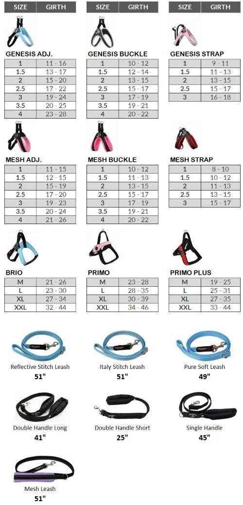 Tre Ponti Reflective Stitch Leash