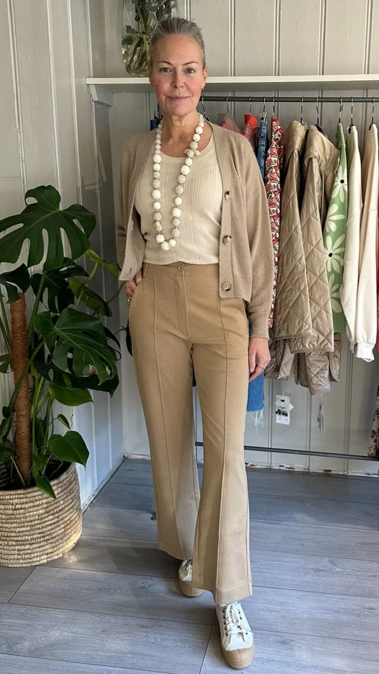 WEEKEND MAX MARA TAILORED CAMEL PANTS