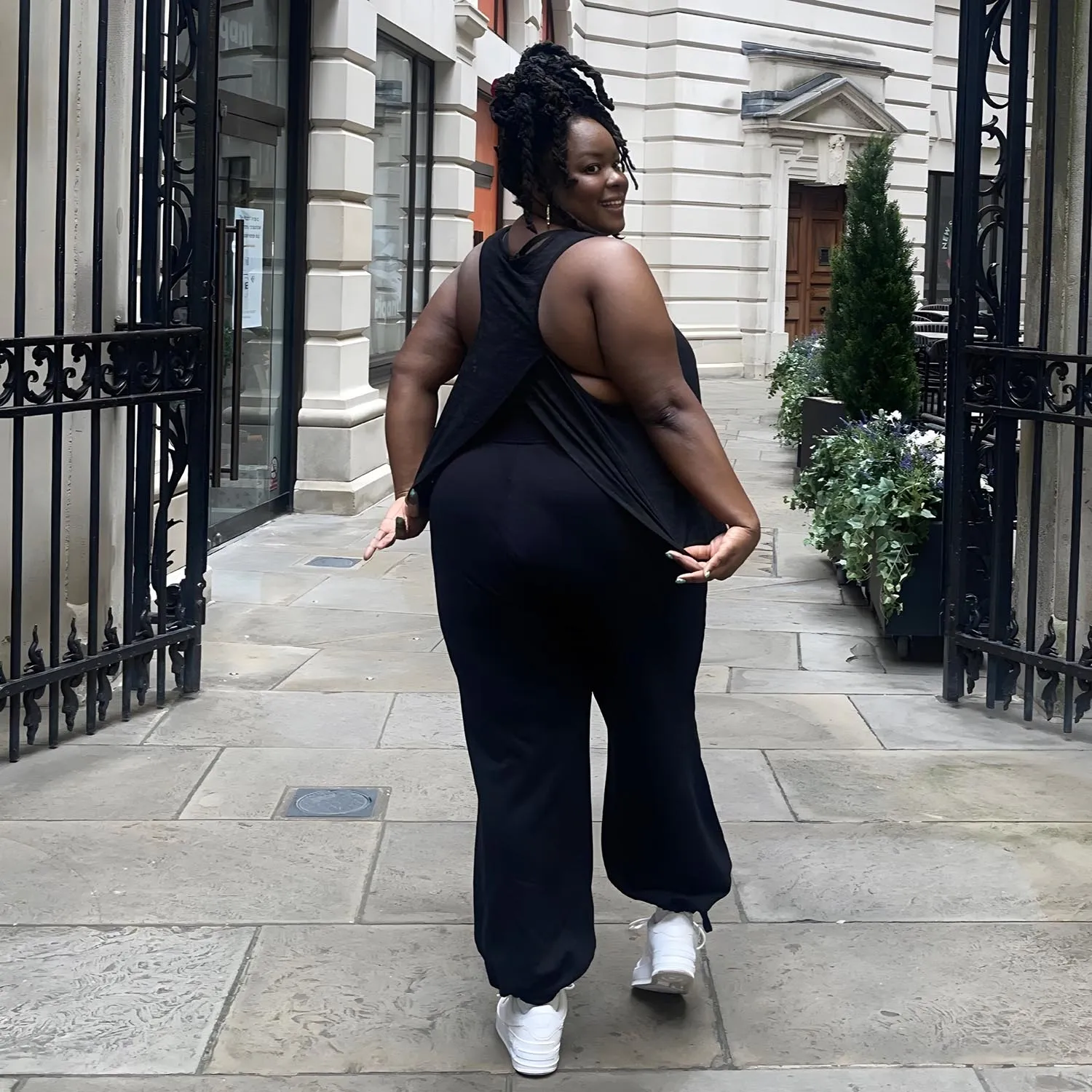 Wide Leg Drawcord Joggers