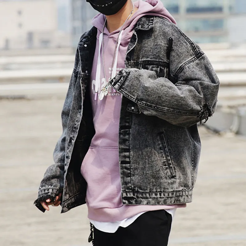Wing Embroidered Denim Jacket