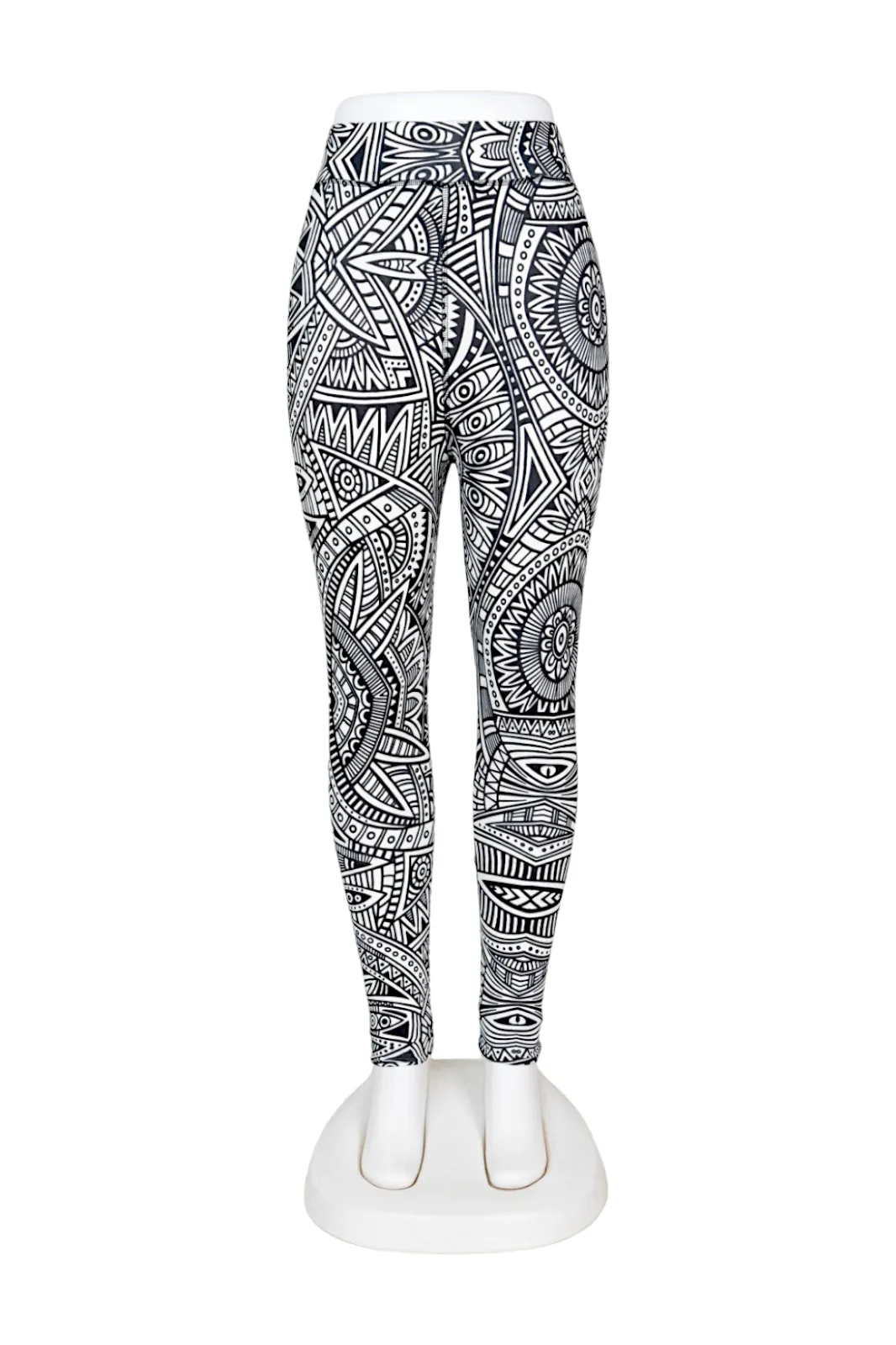 Women High-Rise Printed Leggings 80054 (3XL)