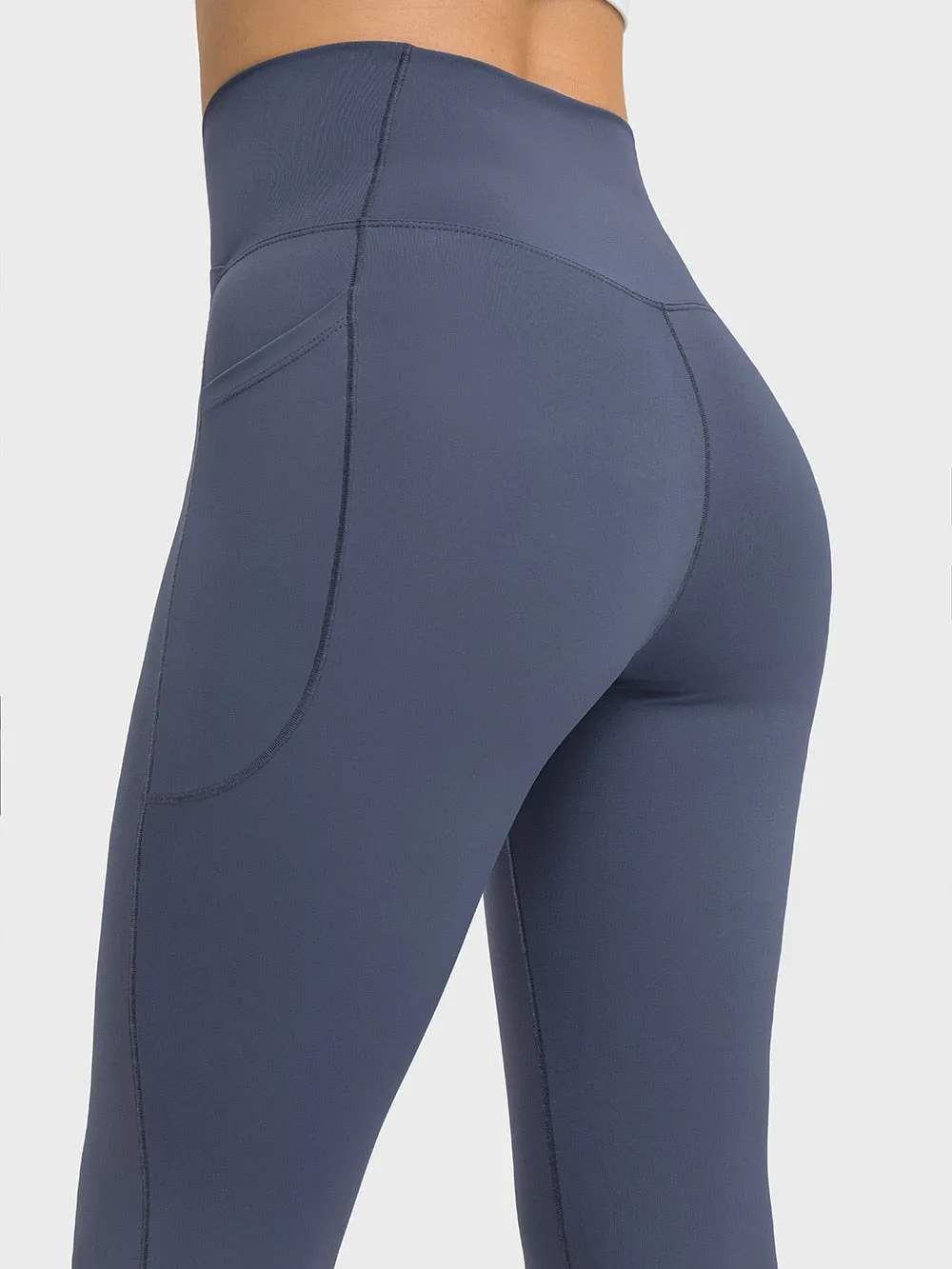 Women's Fitness Yoga Leggings - 25" Cross Waist