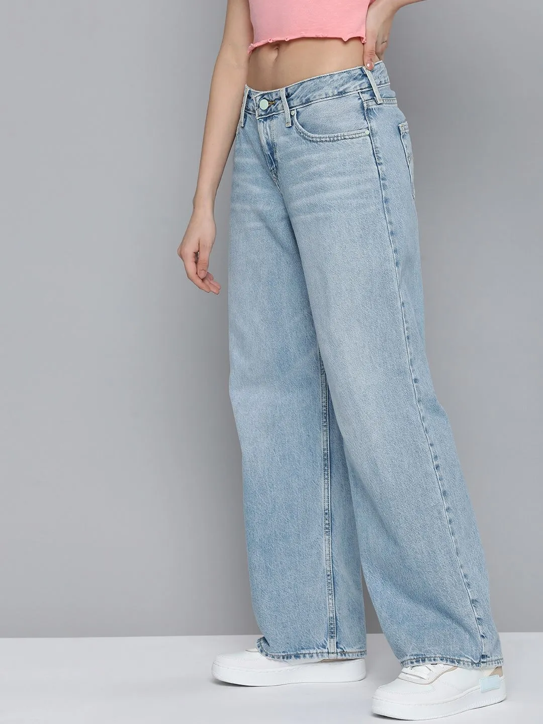 Women's Low Rise Loose Fit Jeans