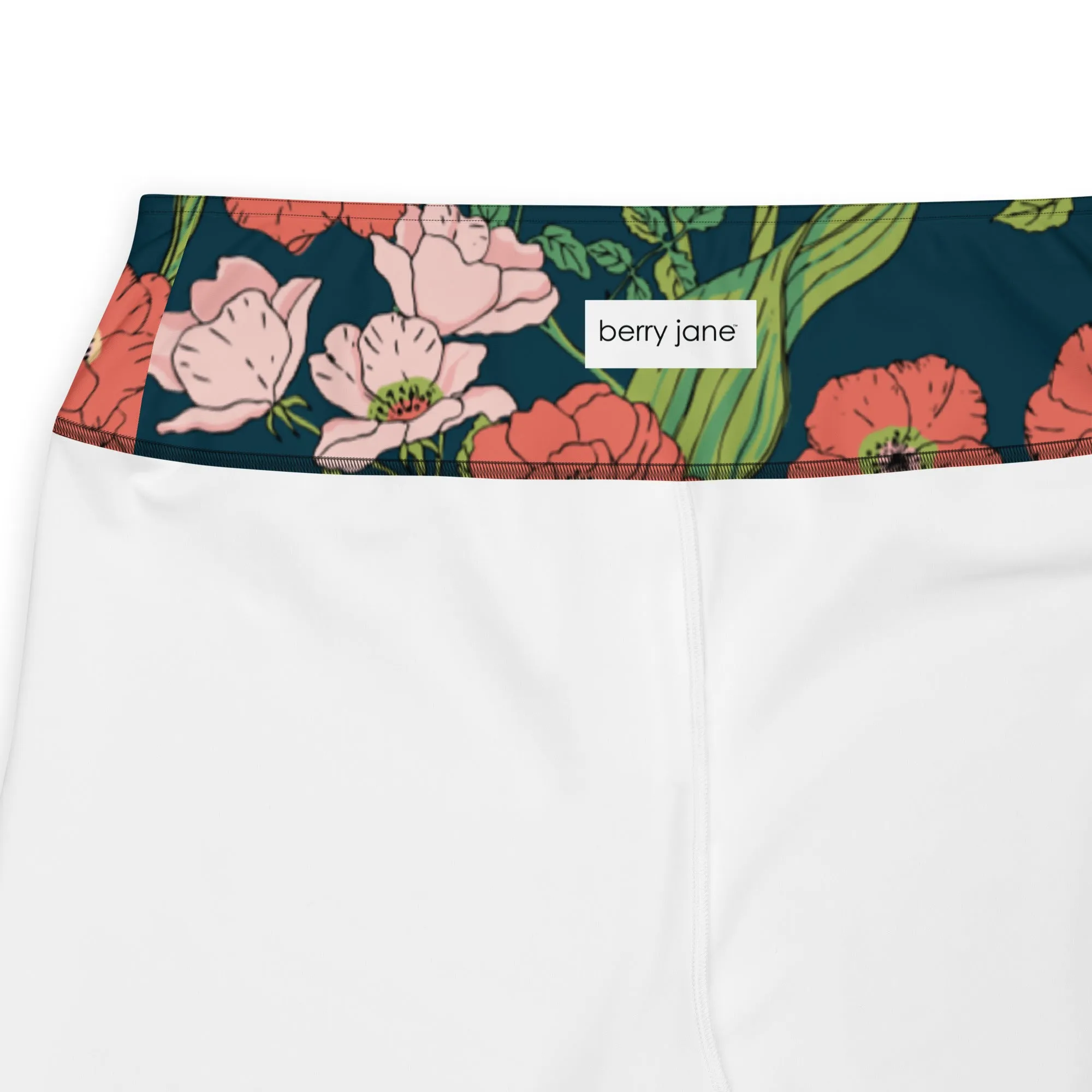 Women's Plus Size Swim Leggings UPF 50 2XL-6XL - Seychelles Floral