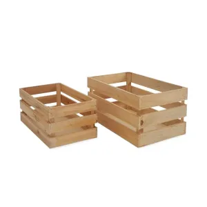 Wooden Crates - Natural