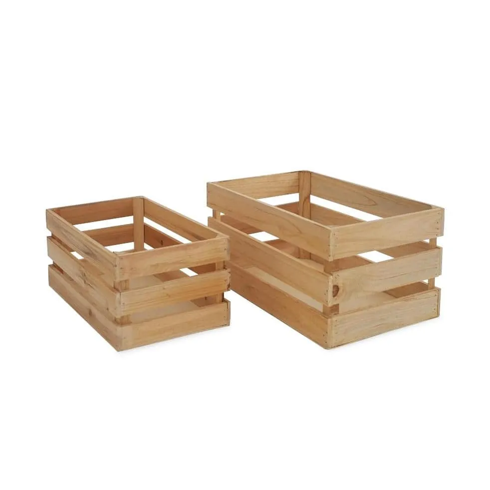 Wooden Crates - Natural