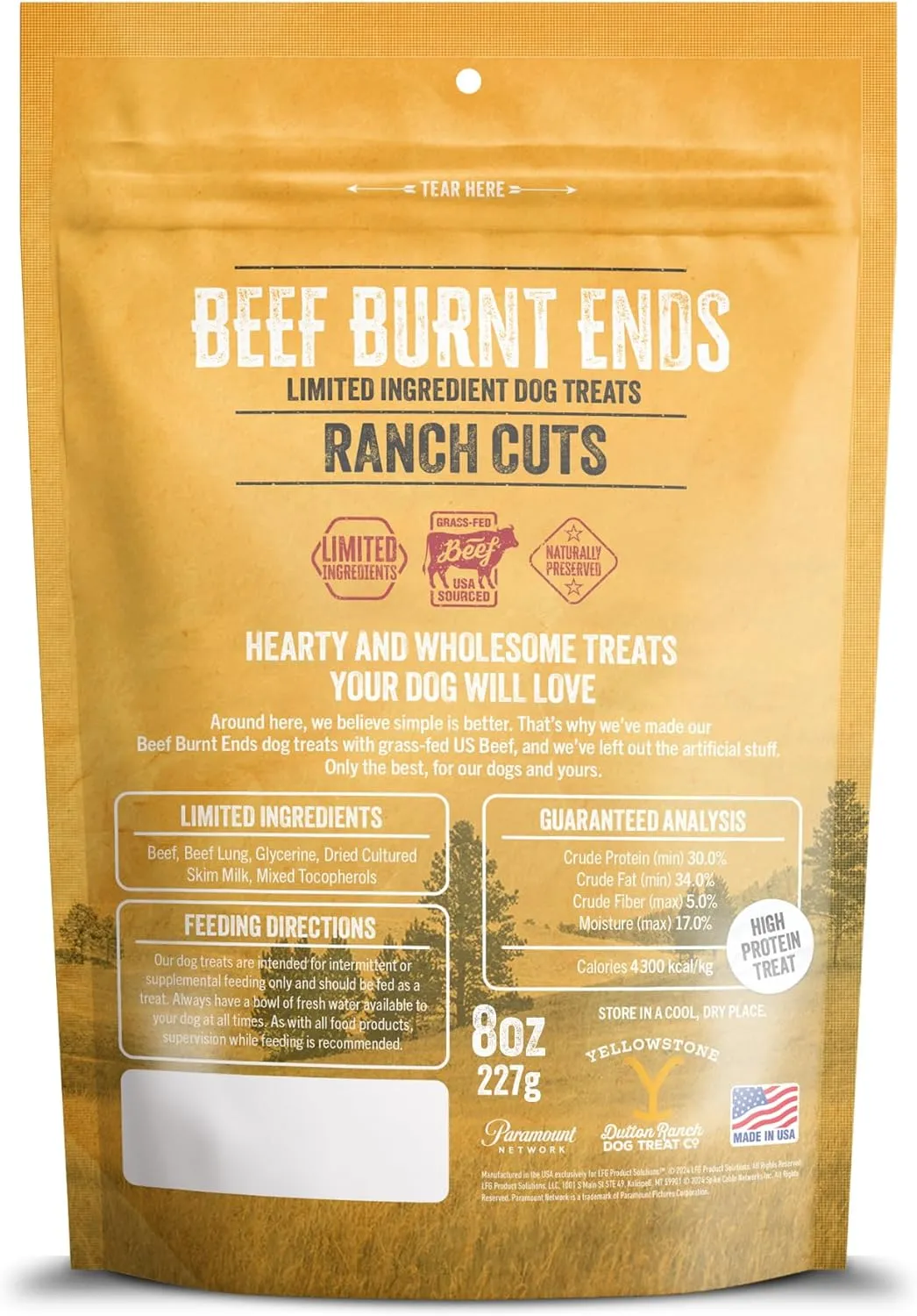 YELLOWSTONE BEEF BURNT ENDS 8oz
